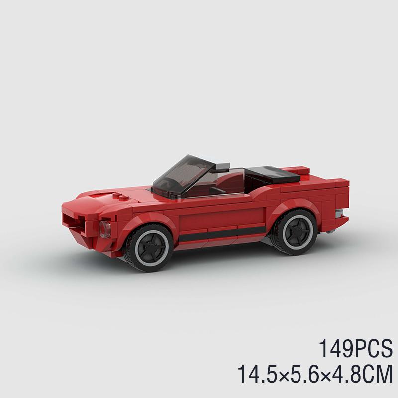 MOC Racing Sports Car Vehicle City Speed Champion Racer Technique Building Blocks Brick Set Supercar Kids Toys Boys Gifts NSX