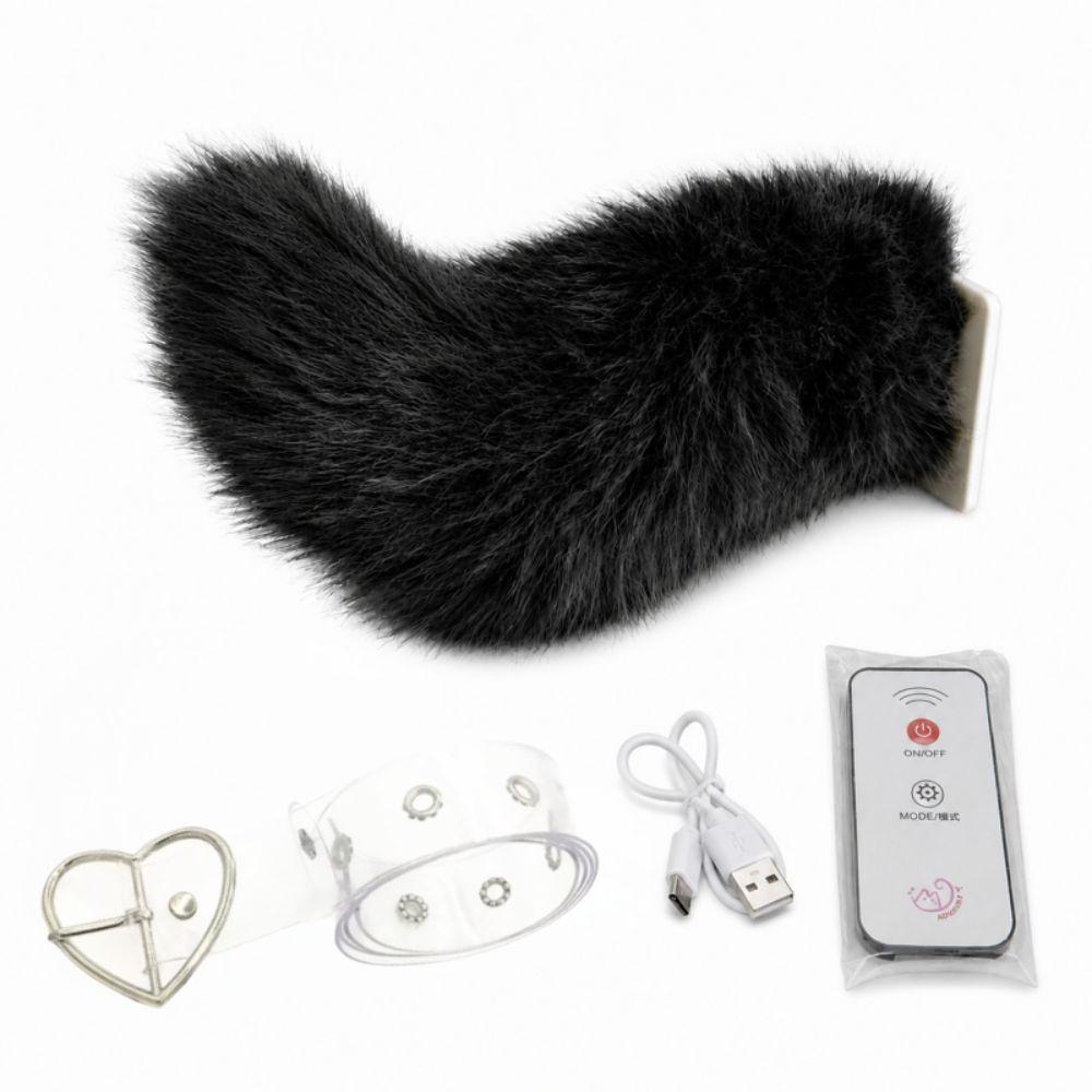 Voice Control Role-playing Belt Plush Electric Tail Halloween Cosplay Performances, Etc
