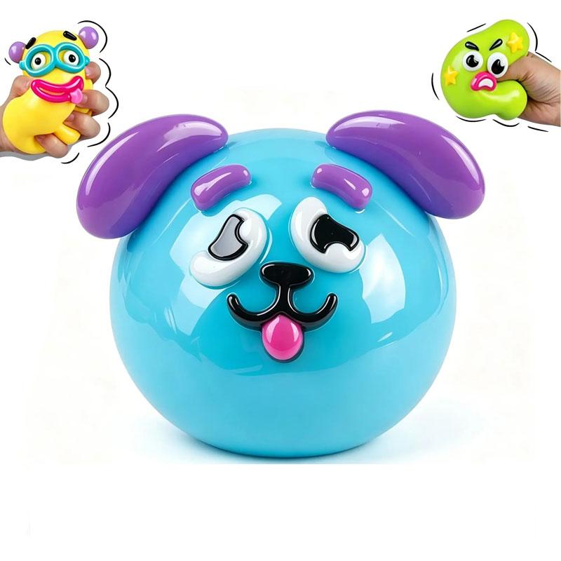 **Новые Smushers Squishy, Игрушка-обменник Squishy с мордочкой собаки, Мягкая и милая игрушка, Медленно поднимающаяся, Сенсорная релаксация**