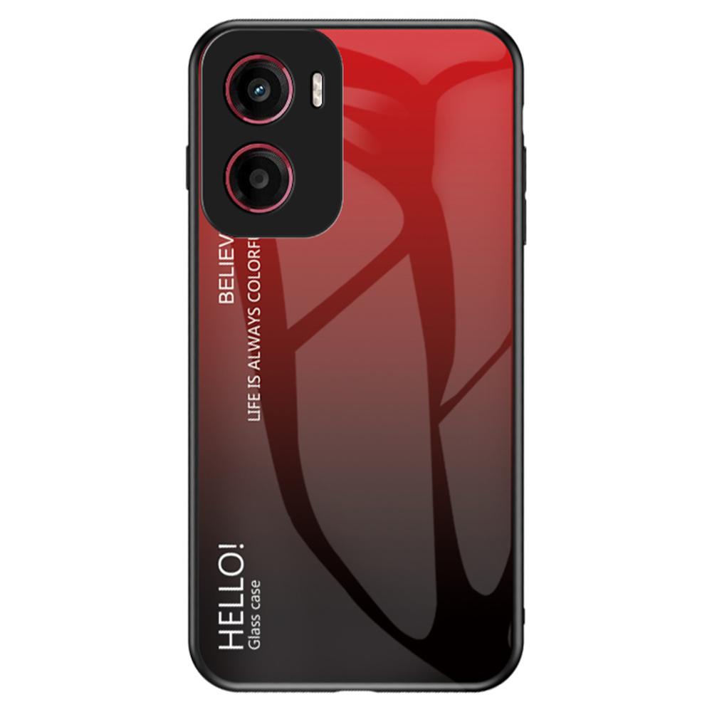 Для Motorola Moto G05 4G Чехол Защита от царапин Закаленное стекло+ПК+ТПУ Чехол для телефона