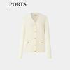 PORTS Women's Button-Decorated Cashmere Cardigan