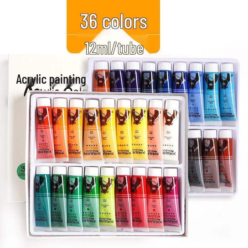 Набор акриловых красок для ручной росписи, водостойких, для граффити на обуви и стенах - Стойкий к выцветанию дизайн по ткани от Bingxi