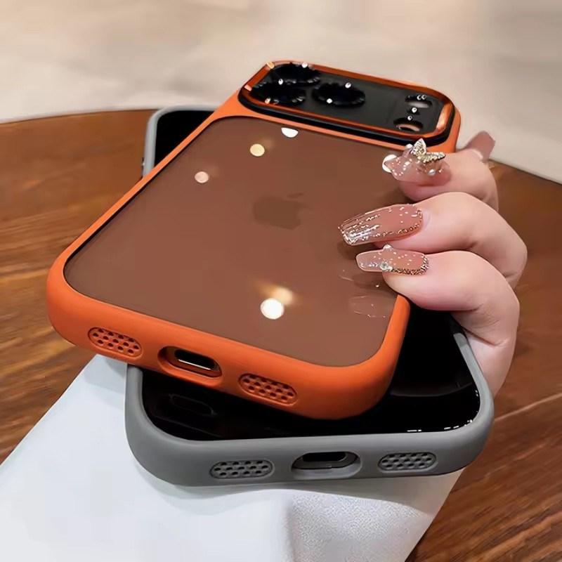 Роскошный прозрачный металлический чехол с кольцом для защиты камеры для iPhone 16E 11 12 13 14 15 16 Plus 17 Pro Max, гибридная акриловая крышка с защитой от ударов