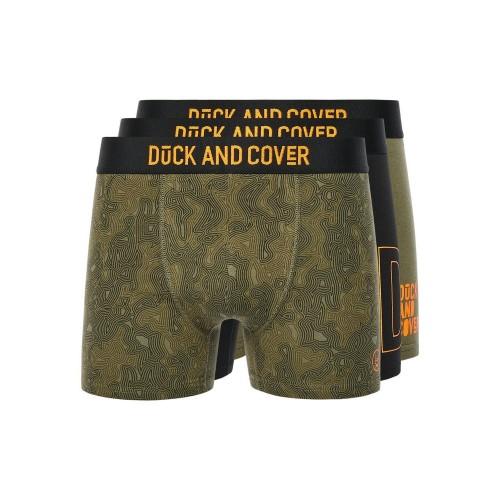 Duck and Cover Mens Alizium Boxer Shorts (Pack of 3)