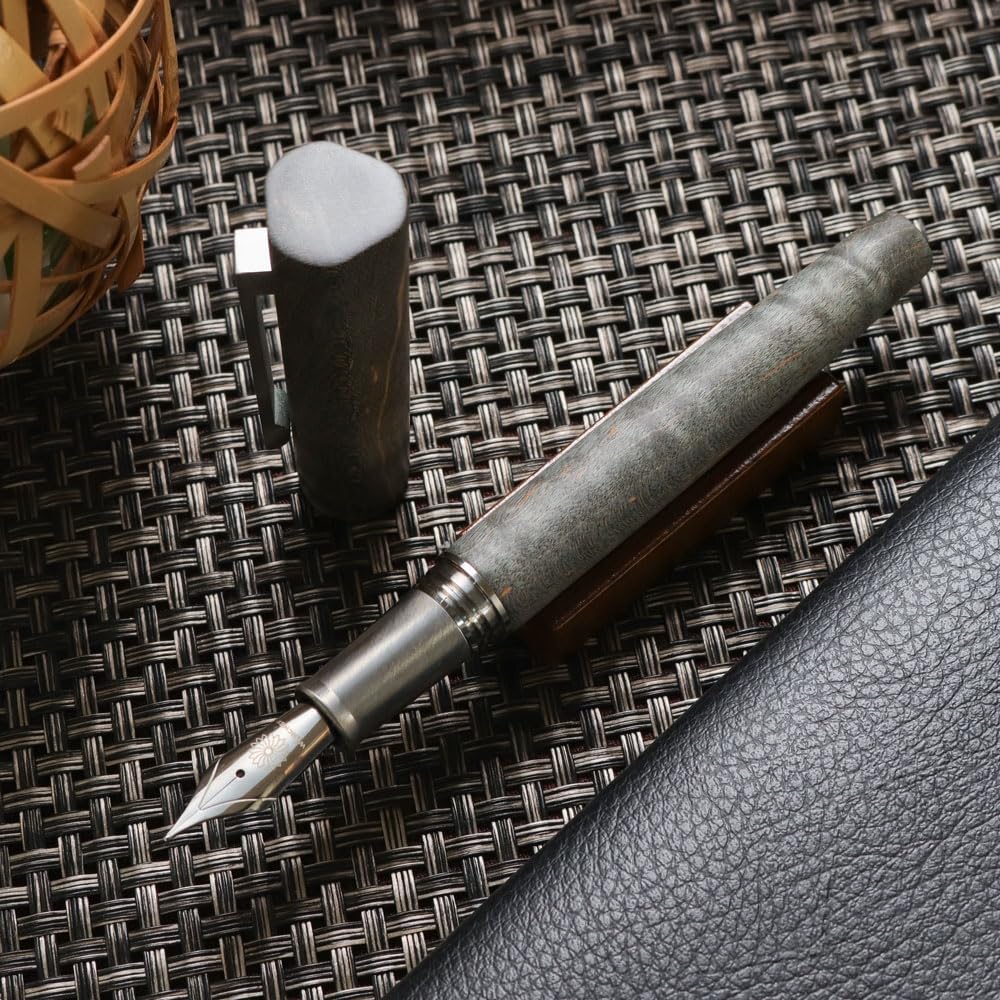 WANCHER Olympus Titan Nocturne Grey Fountain Pen Extra (EF Fine)