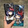 Game GI Kujou Sara Mobile Phone Case for Samsung Galaxy S26 S25 S24 S23 S22 S21 S20 Note20 Plus FE Ultra Glass Colorful Cover