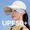 UV Protection Sunscreen Baseball Hat Quick Dry Sunscreen Hat Shade Cap Retractable Sun Hat  Sport