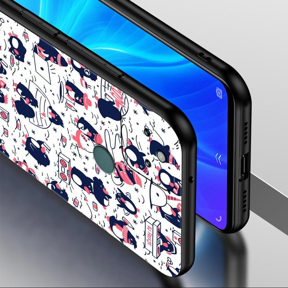 Роскошный Чехол-Бампер Pudgy Penguins Art для Google Pixel 10 9 8 7 6 9A 8A 7A 6A Pro Ударопрочный Мягкий ТПУ 9 Pro XL Чехол Capas