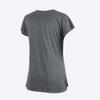 New Balance Женские футболки Heathertech Long Short Sleeve TeeS Темно-серые
