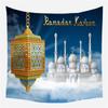 Украшения для Рамадана, исламский декор, украшение для Ид, печатный фон, настенный гобелен, ткань, Рамадан Мубарак Карим, домашний декор, хиппи