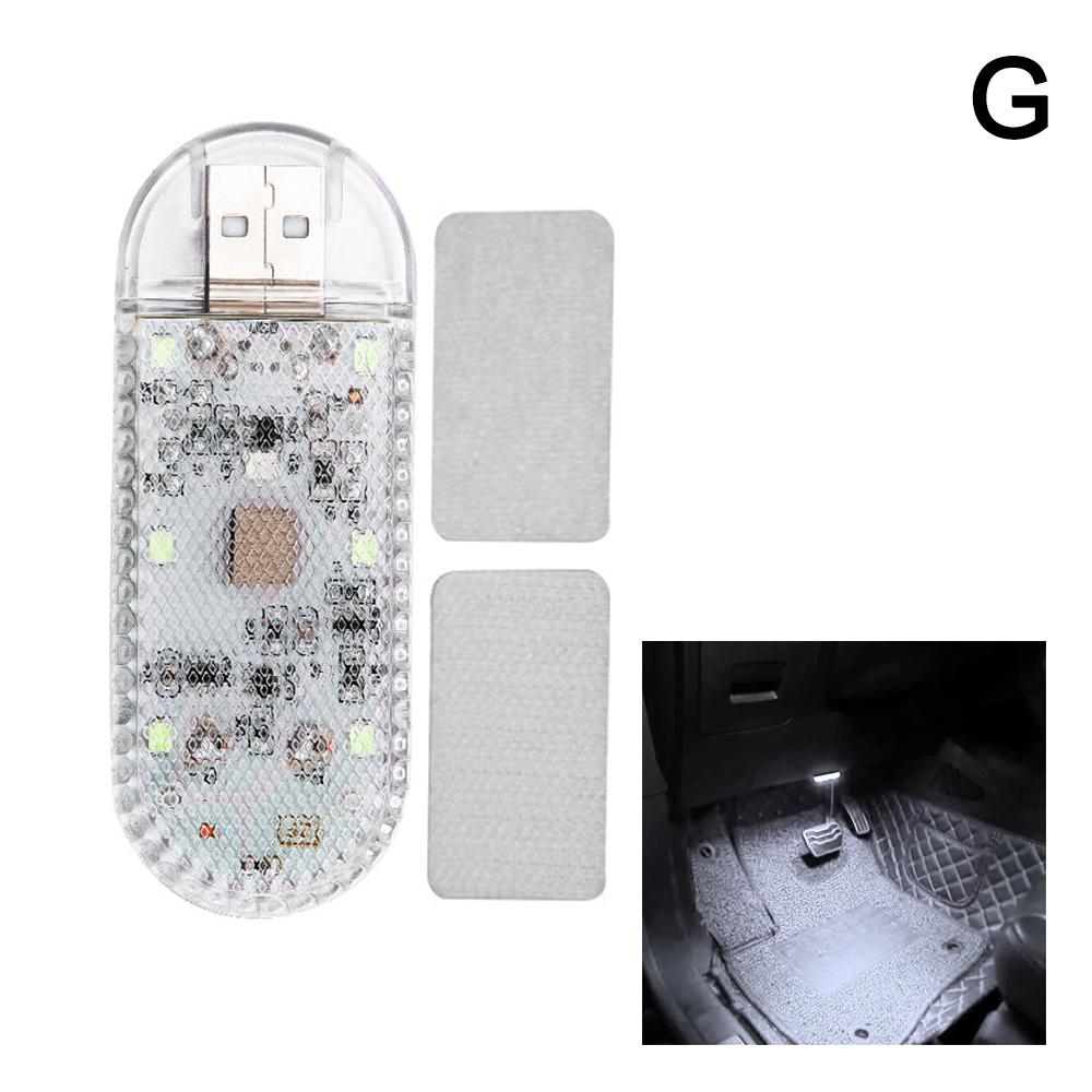 1pc Sensor USB LED Interior Light LED Lamp Car Ceiling Lamp Reading Light Car Decorations Roof Interior Lighting