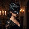 Bird Mouth Half Face Mask Gothic Style Masquerade Mask Makeup Accessory Raven Mask  Ball Party