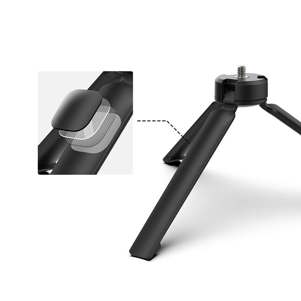 Aluminum Alloy Mini Tripod Gimbal Portable Camera Stand Desktop Bracket Mount Compatible for Action Cameras Digital Cameras 4/3"