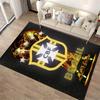 Brazil CBF Logo Designed floor mat, suitable as a non-slip mat for the living room or bedroom sofa