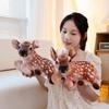 Simulation Plush Deer Toy Realistic Forest Animal Sika Deer Stuffed Doll Kids Get To Know Animals Prop Room Decor Birthday Gift