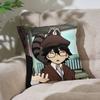 Anime BBungo StrayDogsS Cute Customizable Square Pillowcases Stylish And Soft Perfect For Beds Cars And Sofas
