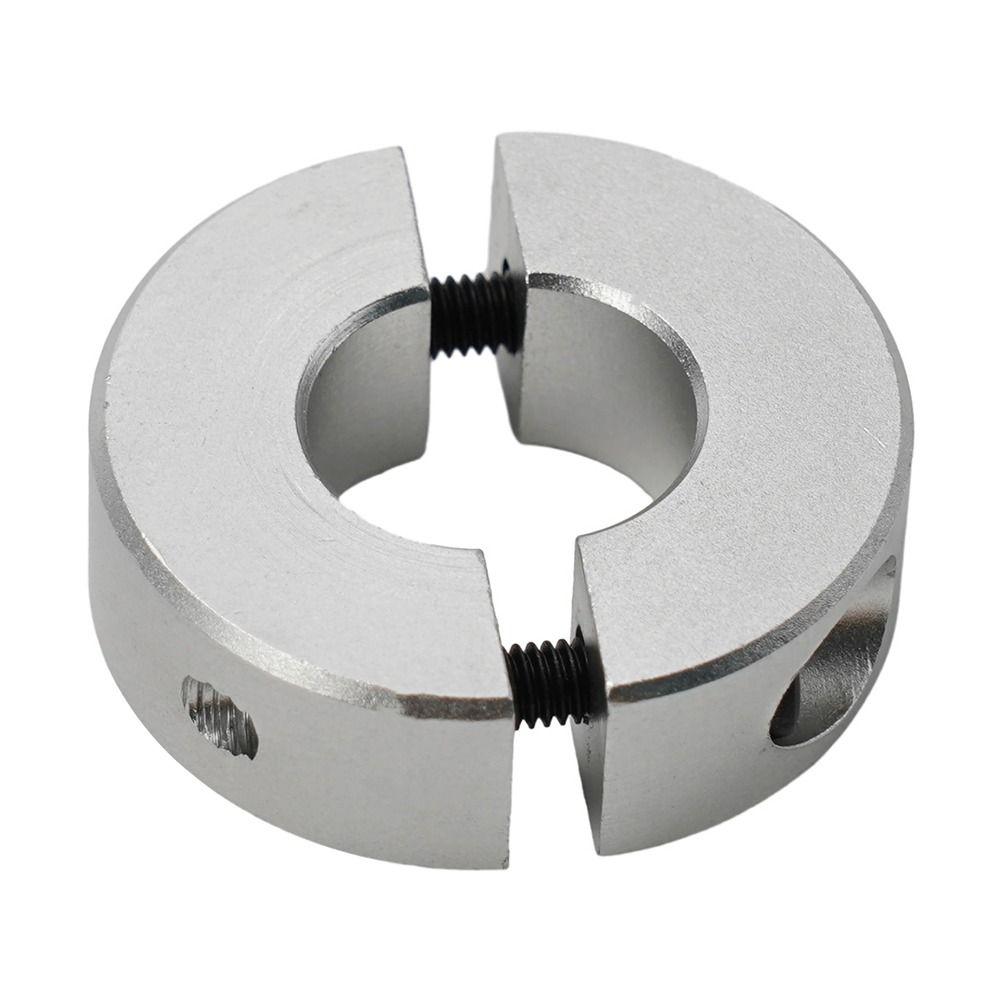 1Pcs Double Split Shaft Collar Aluminum Alloy Clamp-Type Collar New Fixed Locking Limit Ring