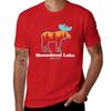 Moosehead Lake Maine Moose Retro T-Shirt shirts graphic tees graphics t shirts men
