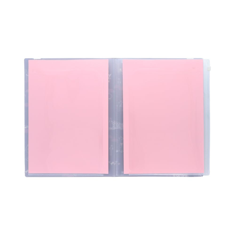 Stationery Moomin Clear File with 2024 S2172135 Sun-Star Band, Autumn/Winter Chocolate,