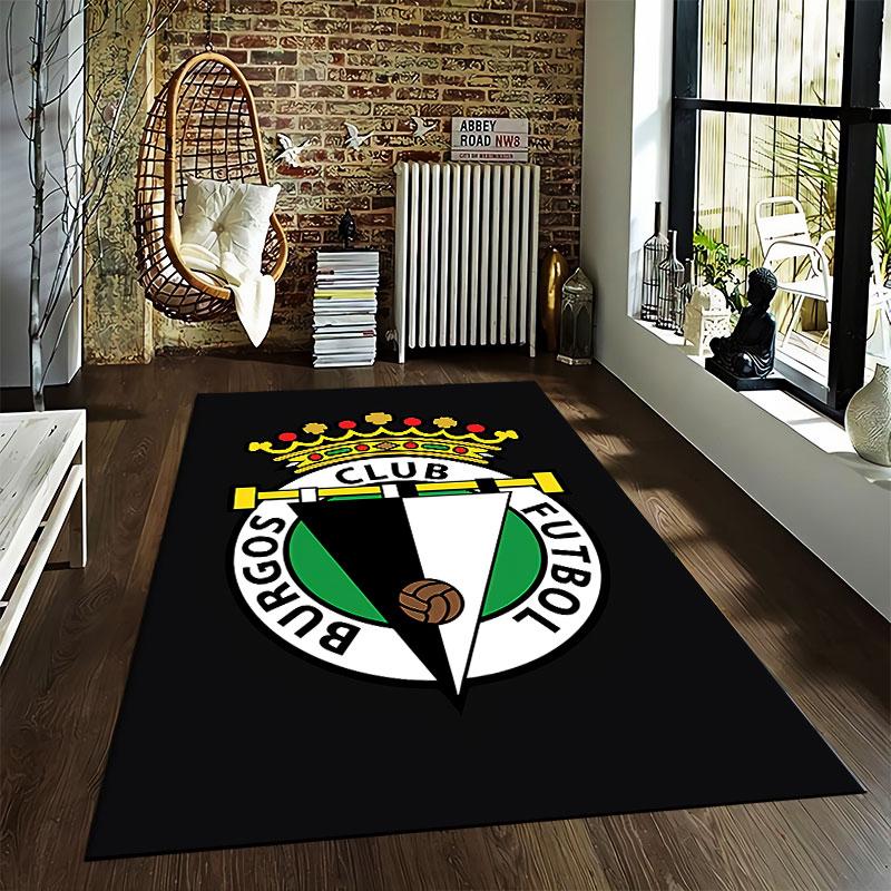Burgos Club Futbol Emblem suitable as a non-slip mat for the living room or bedroom sofa