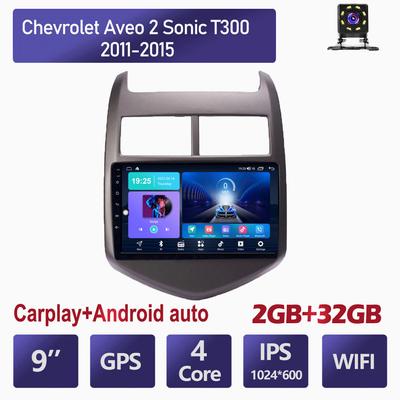 Автомобильное радио для Chevrolet Aveo 2 Sonic T300 2011-2015, мультимедийный плеер, навигация, GPS 2 din 2din, Android, авторадио, CarPlay