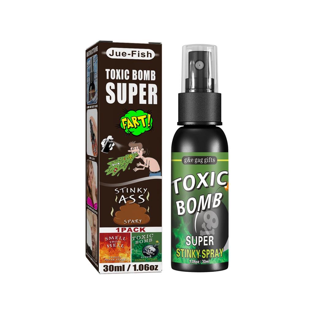 30 мл Спрей-пукалка Креативный жидкий пердёж Кляп Розыгрыш Шутка Спрей Смешная игрушка Нетоксичные вонючие бомбы Экстрасильный вонючий вонючий газ Спрей