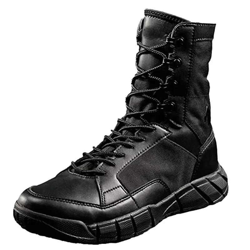 Модные высококачественные мужские походные ботинки Desert High Tactical Boots мужские солдатские боевые ботинки