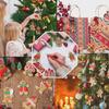 12Pcs/Set Christmas Gingerbread Man Ornaments for Home New Year Gift Christmas Tree Hanging Decorations Pendants