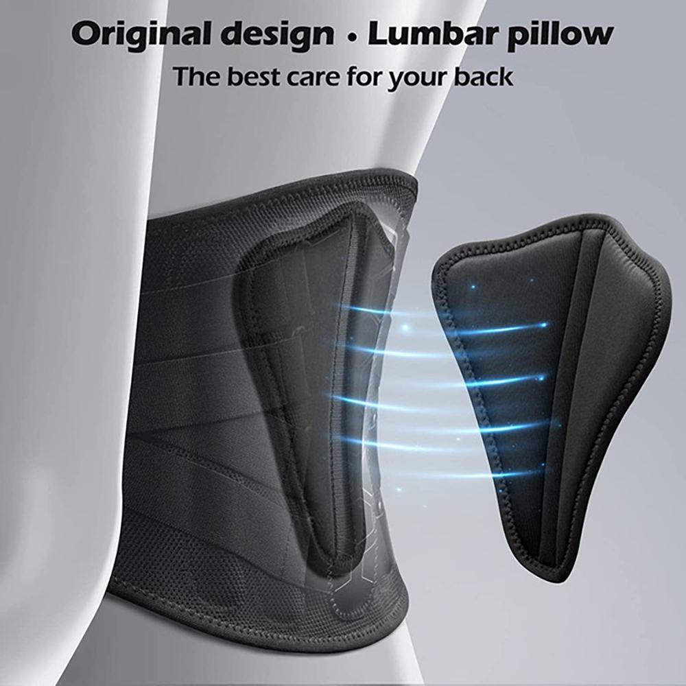 3D Back Braces Lumbar Pad for Relieving Back Pain Sciatica Herniated Disc Back Posture Corrector Spine Support Waist Protector Belt for Men Women