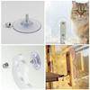 Cat Window Hammock Replacement Suction Cup Set, Transparent, M8×23×85mm, 4-Piece Pack