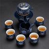 Автоматический керамический чайный набор Jingdezhen с позолотой