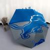 Автоматический зонт с принтом Detroit Lions, 8 спиц, железный каркас, пластиковая ручка, подходит для путешествий на свежем воздухе и на каждый день, идеальный подарок