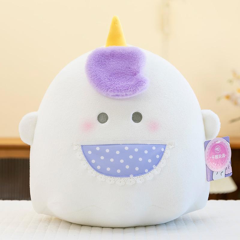 Ghost family cute plush doll doll doll pudding rabbit unicorn soft cute sleeping pillow