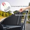 ZATOOTO Автомобильные шторки на боковые окна для водителя, шторки для конфиденциальности на переднее стекло, полностью затемняющая шторка на окно автомобиля, магнитная солнцезащитная шторка для автомобильного окна