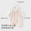 Davidella Baby Girls' National Style Climbing Clothes Spring Clothes New Newborn Jumpsuit Baby Ha Clothes