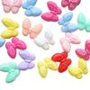 Пластиковые бусины-бабочки для DIY браслетов и цепочек для телефонов