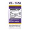 Cyanocobalamin B-12 & Folic Acid, Instant Dissolve Microlingual 60 Tablets