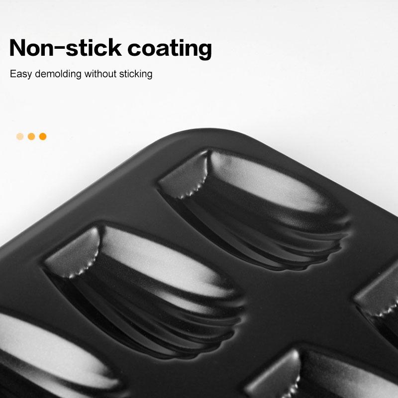 12-Hole Shell Design Cake Baking Pan Perfect for Holiday Dessert Making