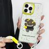 Чехол для iPhone Zhitai: Мультяшный дизайн для Apple iPhone 12–15 Pro Max, со шнурком и зеркалом