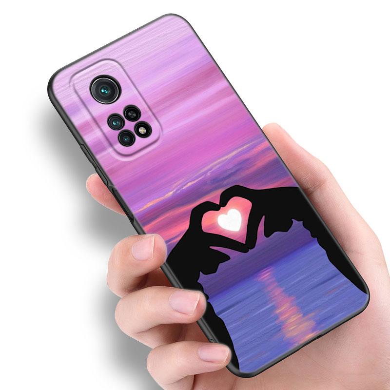 Чехол для телефона Kpop Love On The Finger для Xiaomi Mi A2 8 9 SE Note 10 10T 11 12 Lite 9T 11T 12S 12T Pro A3 6X 12X, черный чехол из ТПУ