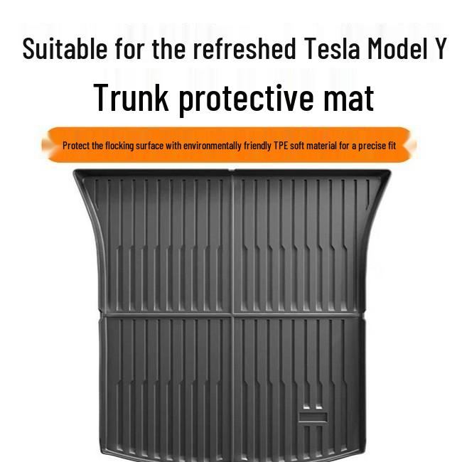 Интегрированный коврик в багажник и на заднее сиденье Tesla Model 3/Y