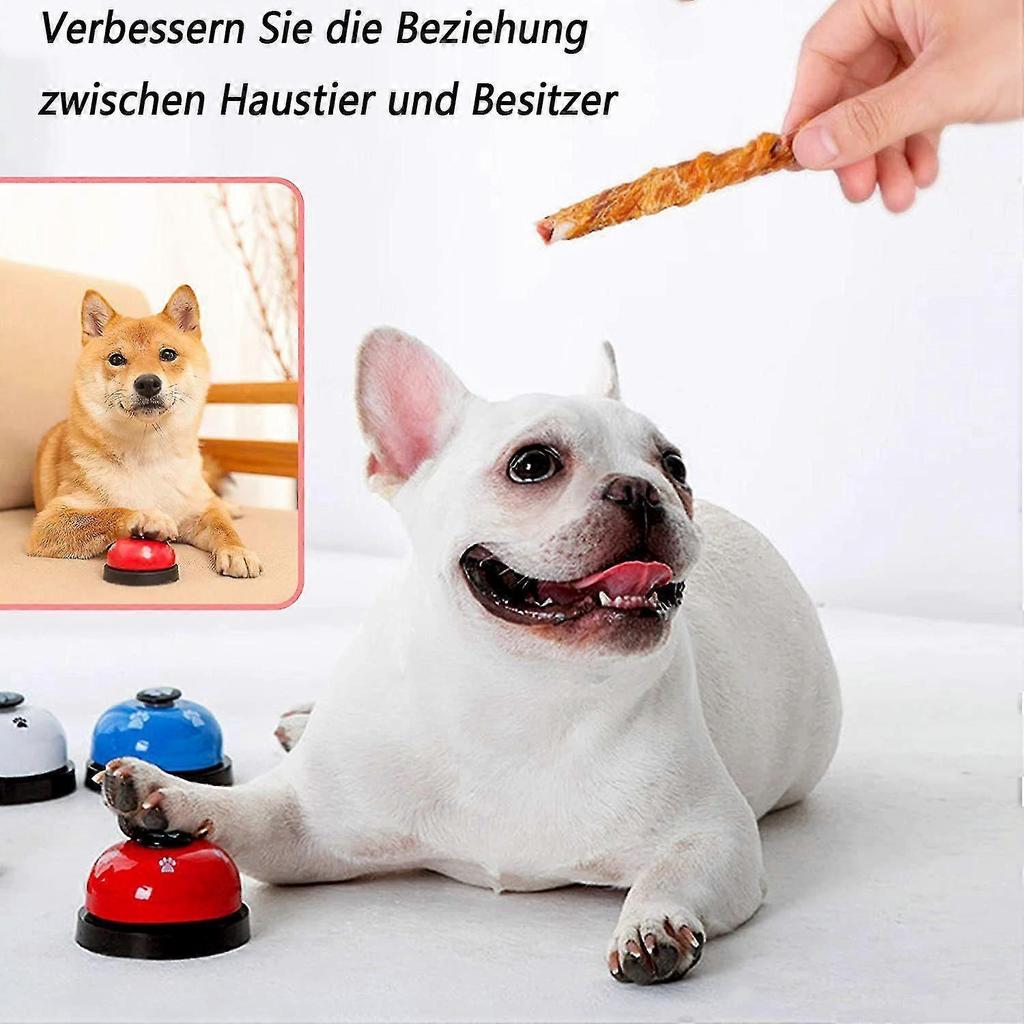 4pcs Pet Training Bells With Non-Slip Bottom Pet Bell Toy Dog Cat Toilet Potty Training Educational Toy