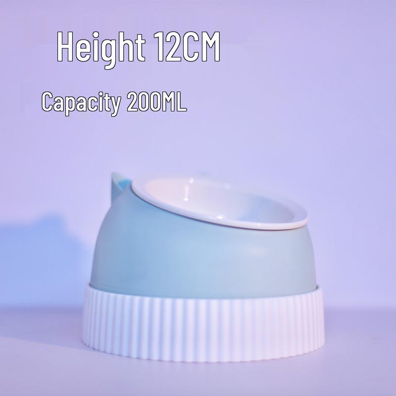 Приподнятые миски для питомцев из нержавеющей стали и керамики - Конструкция против опрокидывания для кошек и собак, Защищает шейные позвонки, Набор с двойной миской