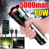 High Power White Laser Flashlight Fluorescent Absorbing Film Luminous Handlamp Rechargeable Waterproof Tactical Lantern