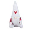 Xmas Gnome Doll Cute Cloth Santa Gnome In Red Black Plaid Clothing Xmas Decoration Type 2