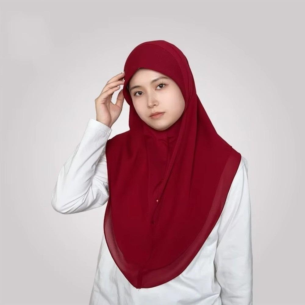 Milk Silk Muslim Headscarf Quick Dry Hijab Headwear Gifts Khimar Hijab Commuting