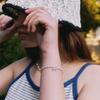 Браслет с жемчугом и лентой Louette. BB1563