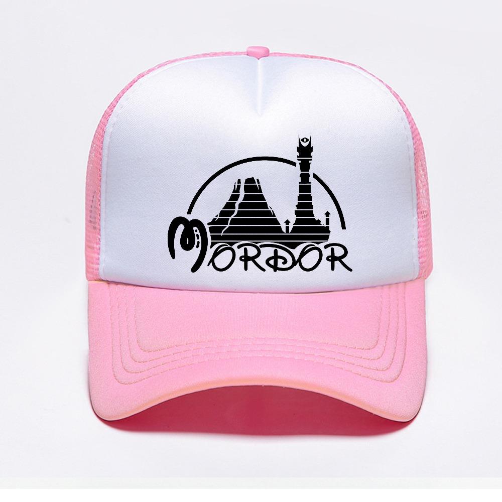 Mordor Lords of Rings Tolkien Big Tall print cool baseball cap Anime Clothes Street Unisex Women sun hat summer mesh trucker hats