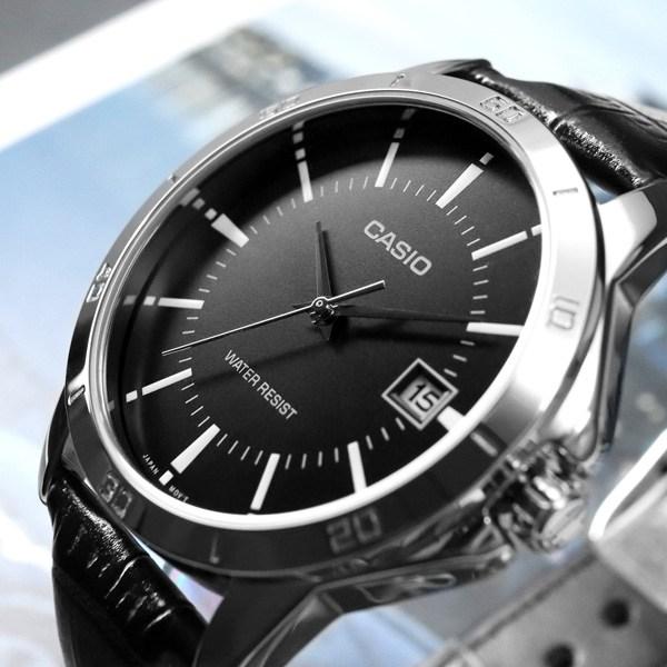 Casio Деловые часы мужские кожаные часы