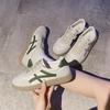 Маленькие белые туфли весна женские 2025 осень новые дышащие кроссовки с толстой подошвой ретро повседневные спортивные кроссовки для студентов